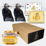VIP-подарок (брендированные шкатулка, мед, костеры + чай)