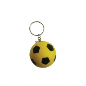 Брелок-антистресс, желтый футбольный мяч