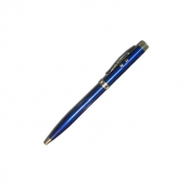 Ручка металлическая "3 в 1", синяя