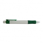 Ручка шариковая автоматическая, зеленая