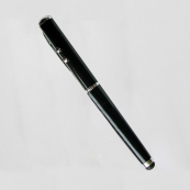 Ручка-стилус 4в1, металлическая, черный